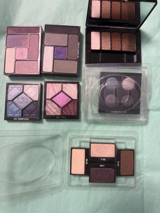 Тіні бронзери румяна помади блиски Dior Chanel Givenchy Guerlain