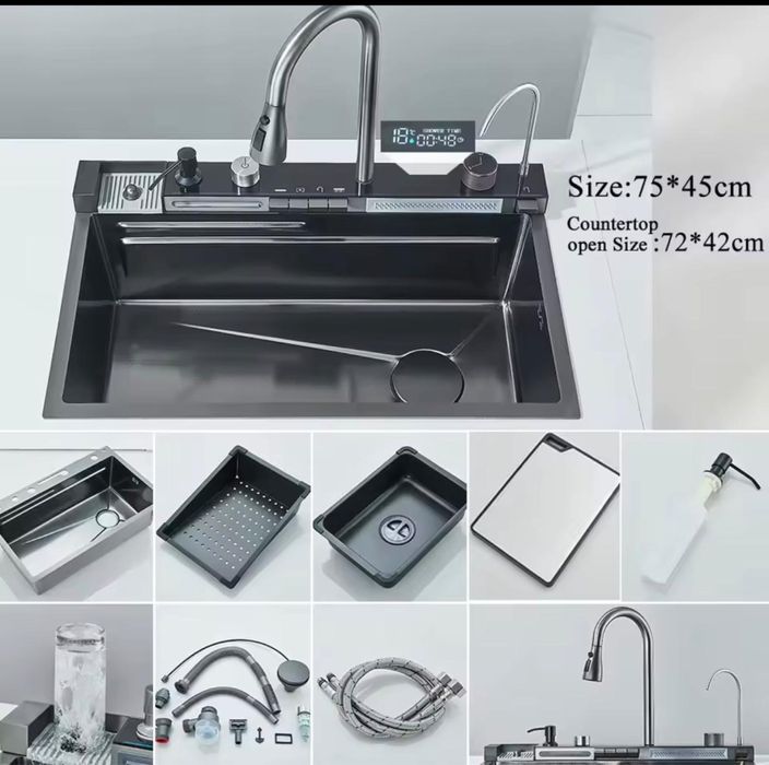 Lava louca cor preto metalico
