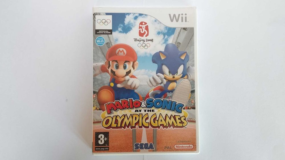 Wii - Mário & Sonic nos Jogos Olímpicos 2002 - Completo com Manuais