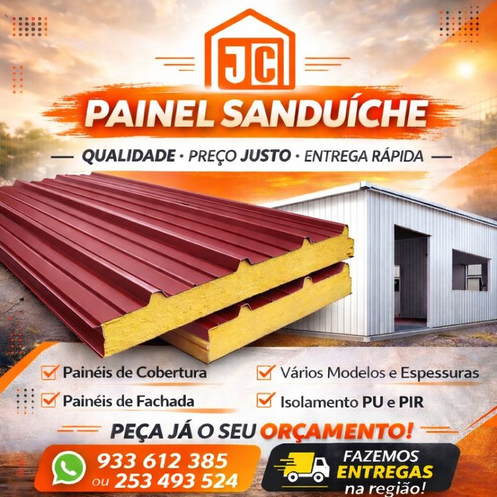 Painel Sanduíche para Coberturas e Fachadas
