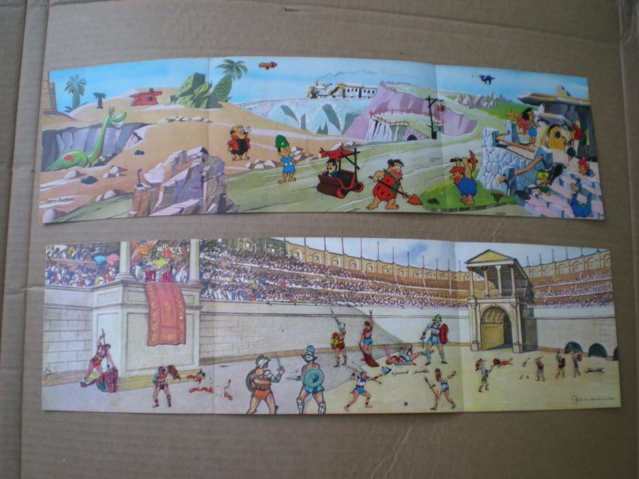 kalkitos calquitos decalques antigos Flintston colecção