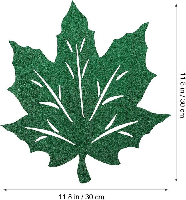 2 szt. liści klonu filcowe podkładki maty do domu, jadalni
