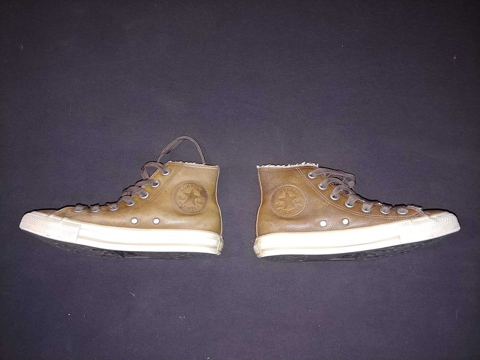 КЕДИ CONVERSE ALL STAR із натуральної шкіри