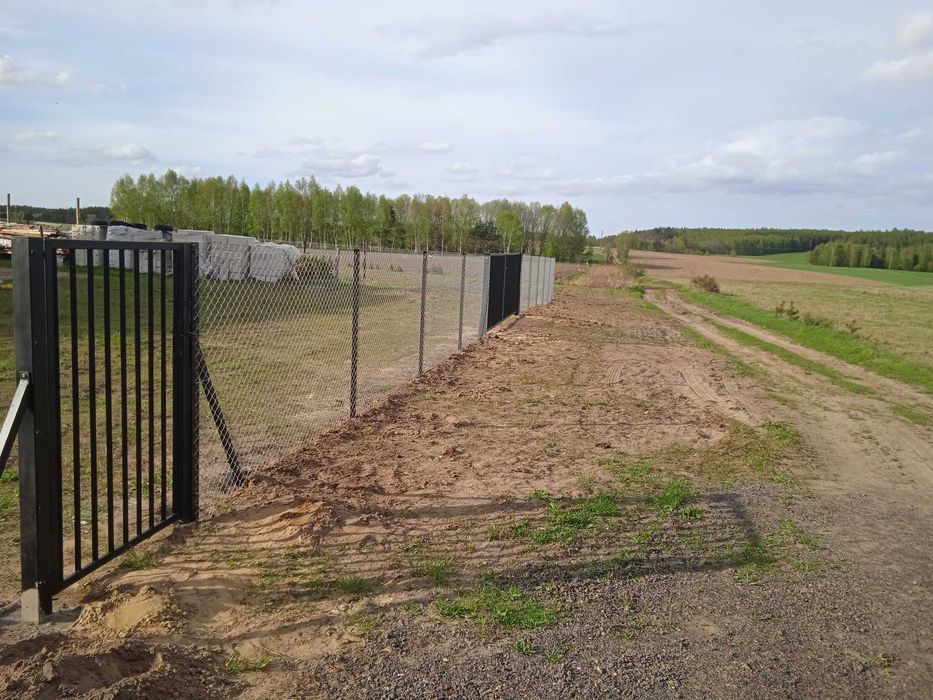 Wykonam/Naprawie/Montaż Ogrodzenia/Bramy/Kojec/Usługi małą koparką.