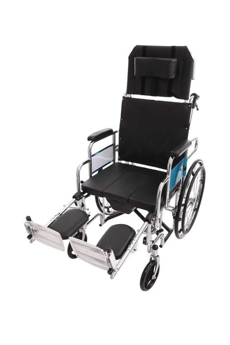 Інвалідний візок з туалетом сталевий MED1-KY608GC-51