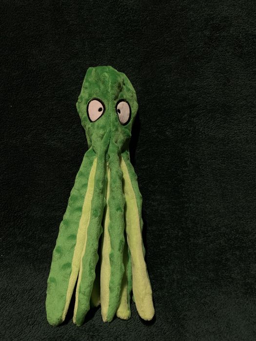 Zabawka dla psa piszczałka szeleszcząca ośmiornica