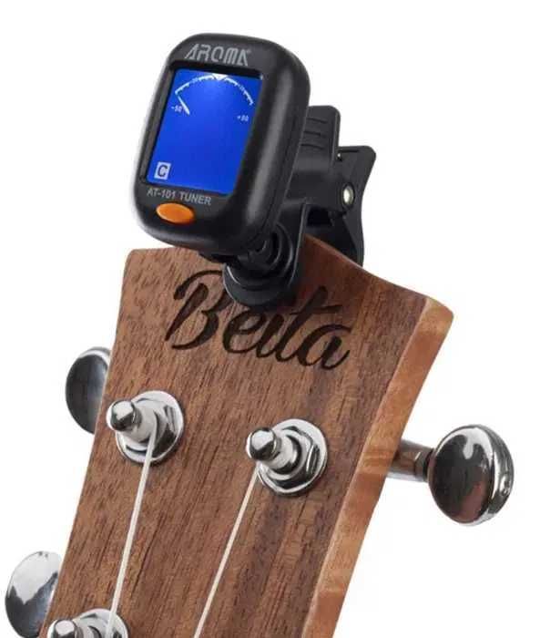 Afinador Digital LED para Guitarra Elétrica, Viola e Violão NOVO