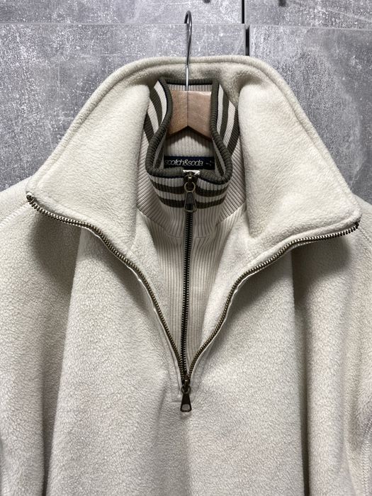 Флисовая кофта Scotch & Soda размер L флиска полузипка