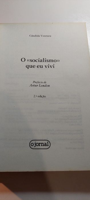 O Socialismo que Eu Vivi - Cândida Ventura