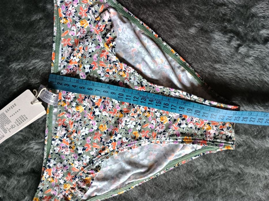 Dół od bikini Szałwiowe w kwiaty