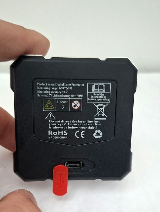 Inclinómetro Digital / Nível Laser de Precisão(Recarregável USB)-NOVO