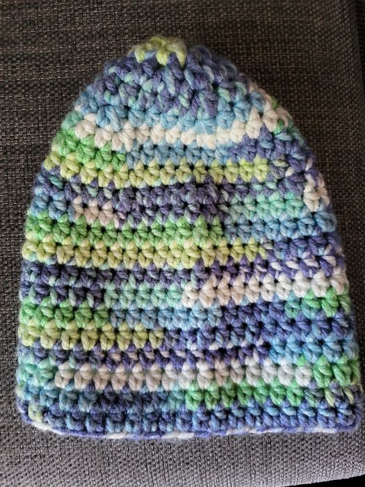 Czapka beanie, smerfetka 52-56 cm