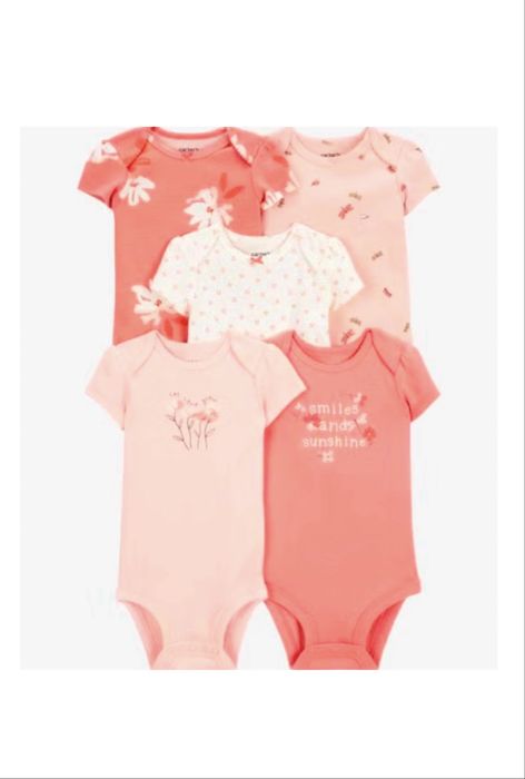 боді від Carters з коротким рукавом та довгим 3м 6м 18м 24м