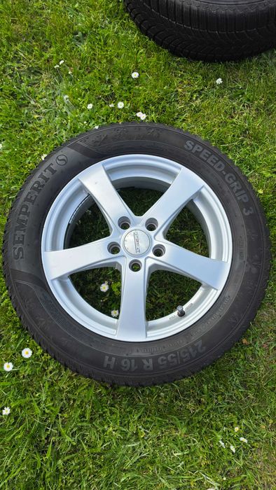 Felgi Dezent 5x108 z oponami zimowymi ford volvo