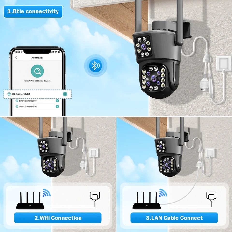 Камера відеонагляду 8mp. Wi-fi камера поворотна 16mp.: 1 398 грн ...