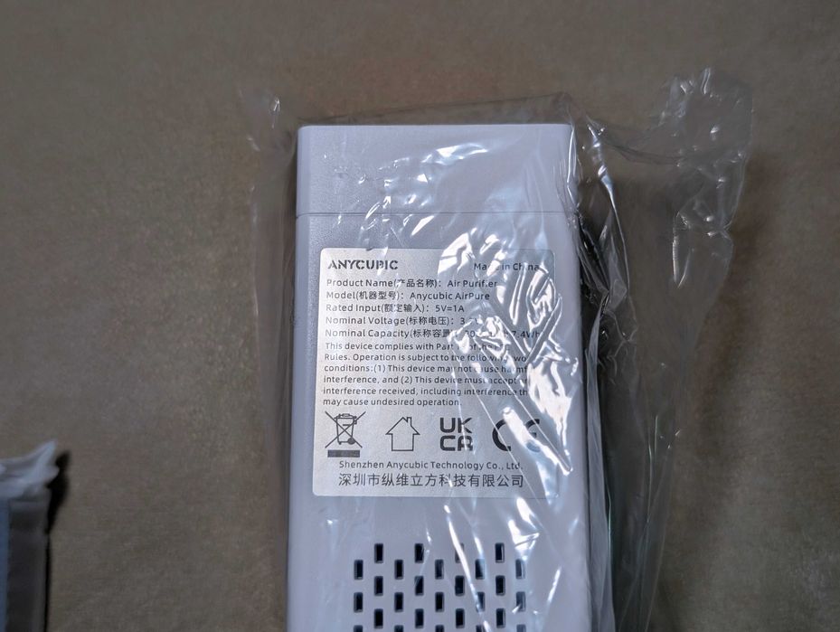 Очиститель воздуха Anycubic AirPure 2шт для 3d-принтера | Новый (1шт)|