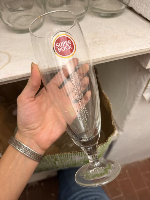 4 x copos Super Bock 40 cl