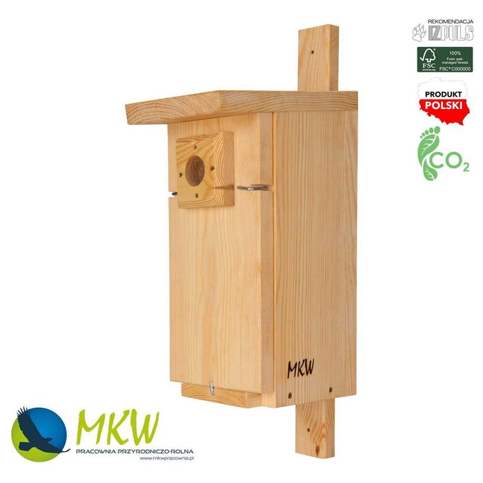 Caixa-ninho para aves modelo A PREMIUM MKW