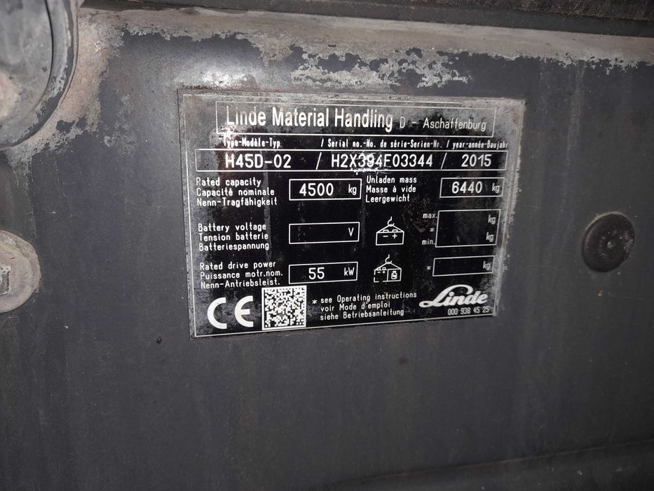 Wózek widłowy Linde H45D-02