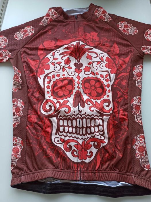 Equipamento ciclismo caveira mexicana