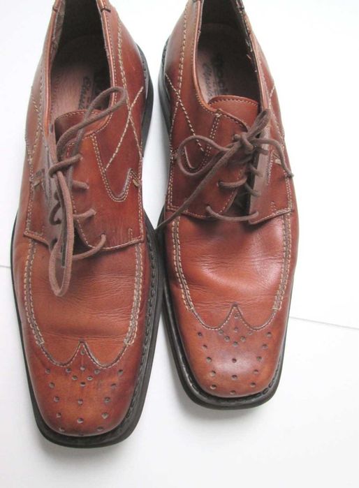 Dockers skórzane męskie klasyczne brązowe buty skóra naturalna 42