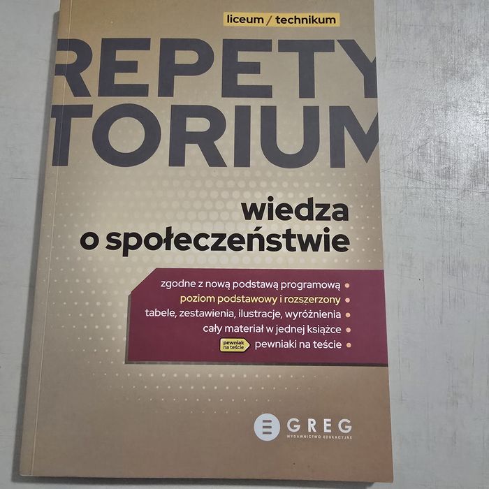 Podręcznik Repetytorum Wiedza o społeczeństwie