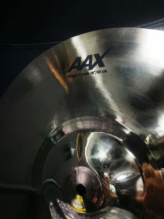 NOWY Sabian AAX 18" Crash talerz perkusyjny. Perkusja