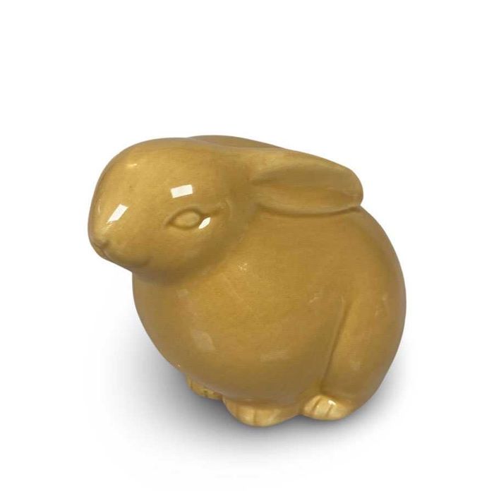 Zając zajączek ceramiczny Havana żółty ochra 815510