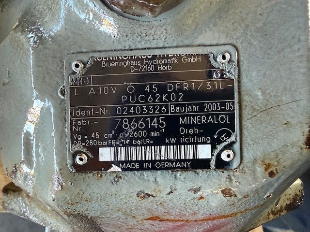 rexroth A 11V /rexroth A10V komplet 2 szt