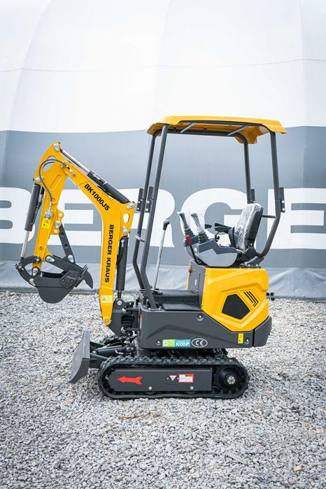 Mini Koparka Berger Kraus BK1000JS JOYSTICK skrętne ramie z łyżka 380m
