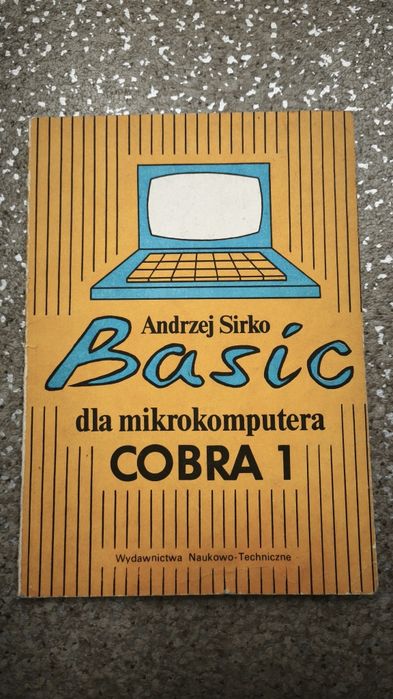 Stary poradnik programowania BASIC polski mikrokomputer Cobra 1