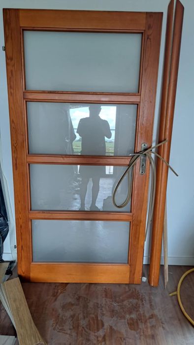 Drzwi drewniane skrzydlowe duze