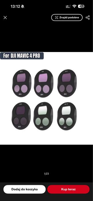 Filtr nd16PL dla Mavic4Pro