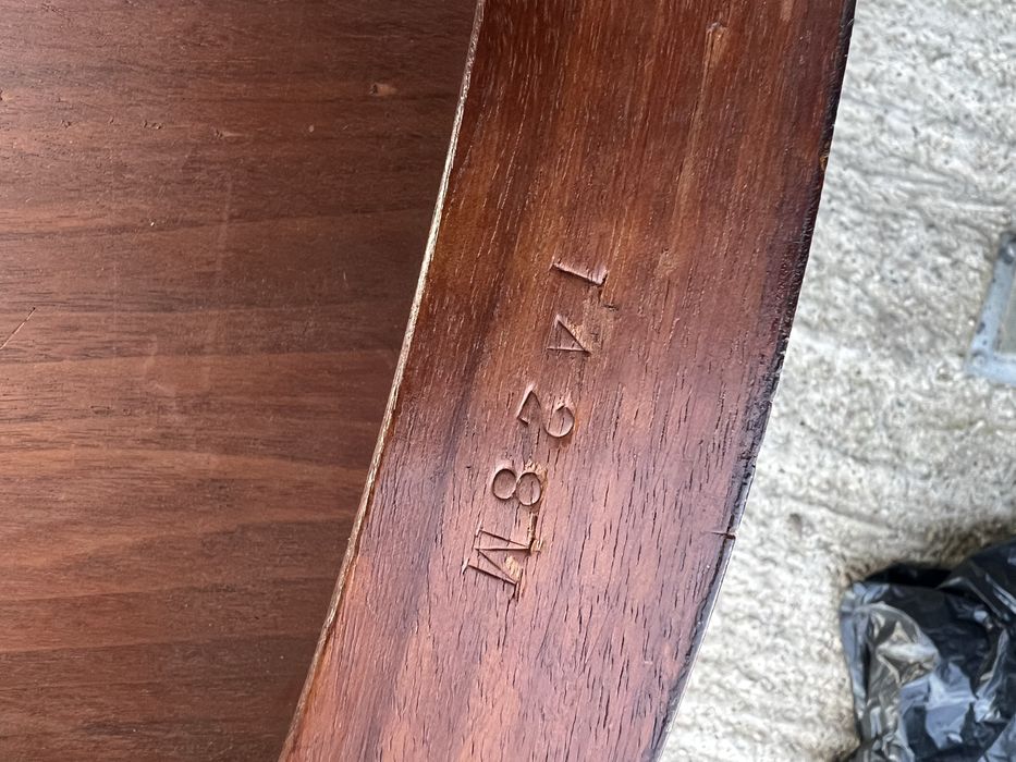 Stół antyk oryginalny Jas. Shoolbred & Co