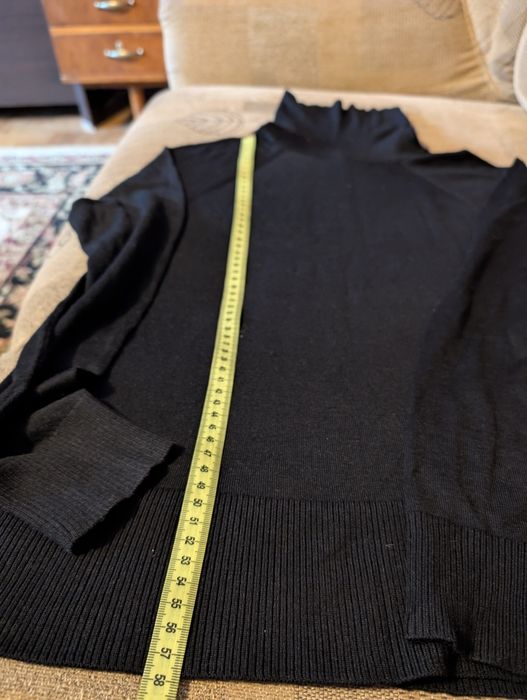Czarny golf H&M Basics roz. S