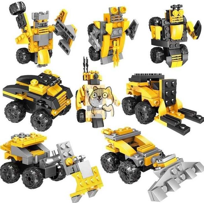 Klocki Great Friend -  - City Construction BULLDOZER