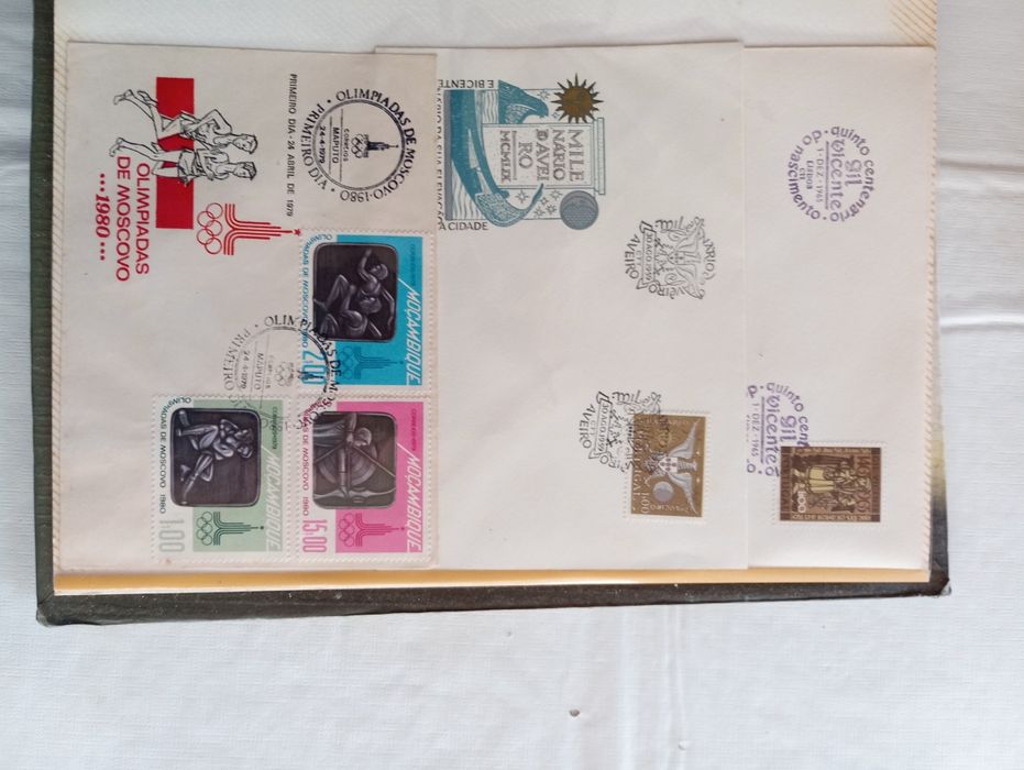 Envelopes CTT selos 1 dia