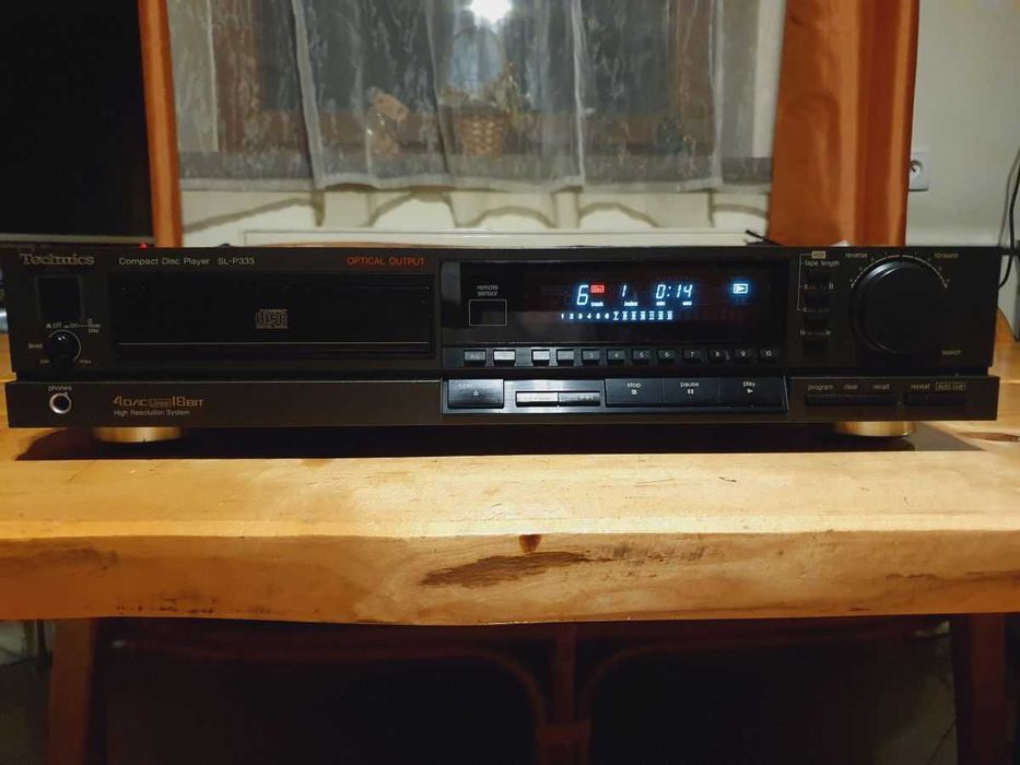 Odtwarzacz CD TECHNICS SL-P333 Optical - znakomity, ceniony model!