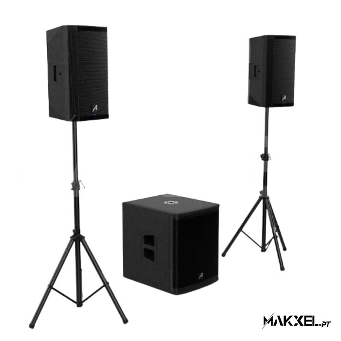 kit Audibax Pro 15" PA completo de 1800 W
