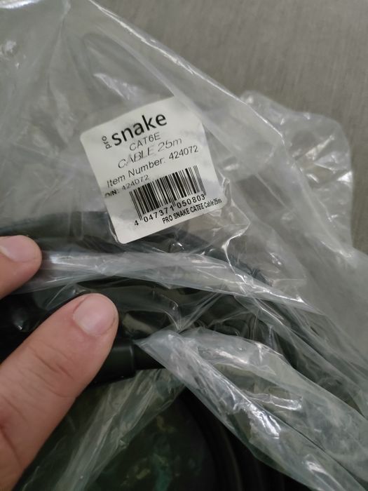 Kabel estradowy rj 45 ethernet 25m