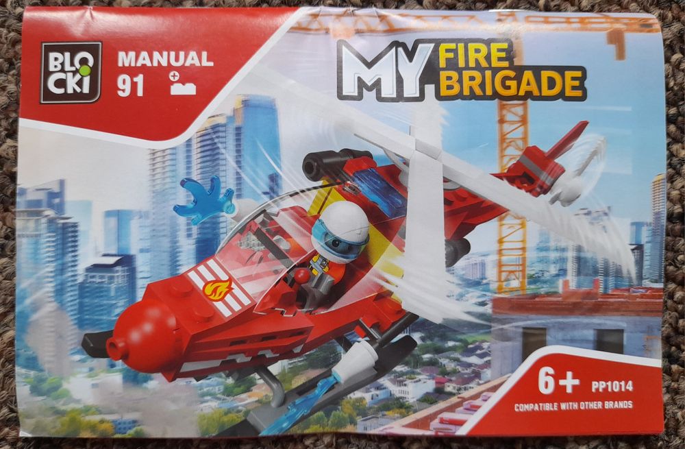 Klocki BLOCKI Helikopter strażacki