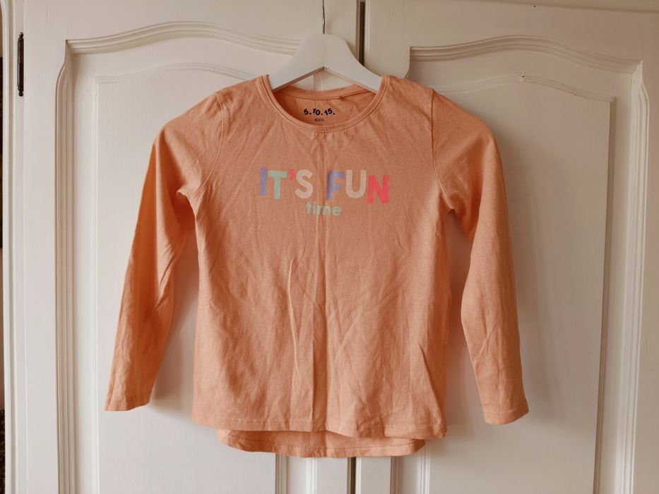 Dziecięca koszulka trykotowa z długim rękawem: 5.10.15.KIDS rozm.128 p