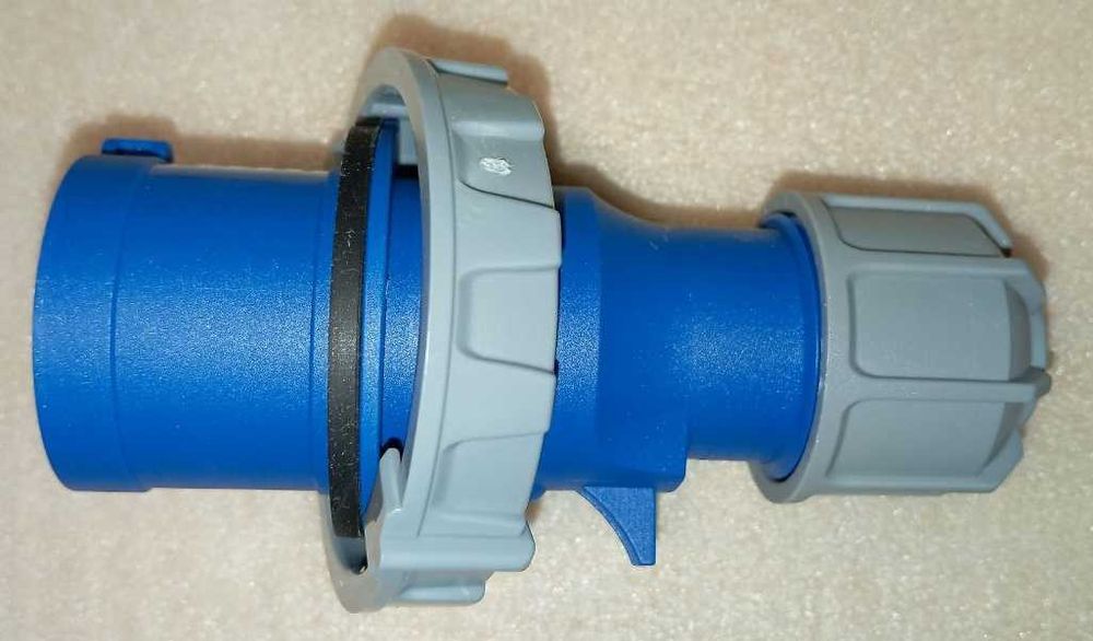 Вилка промышленная кабельная KRIPAL 2P+ 16A защита IP67