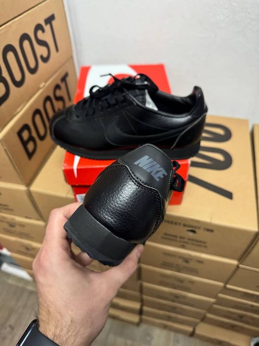 36-45 Nike Cortez Black Leather