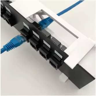 Patch panel 8 portas Cat.6