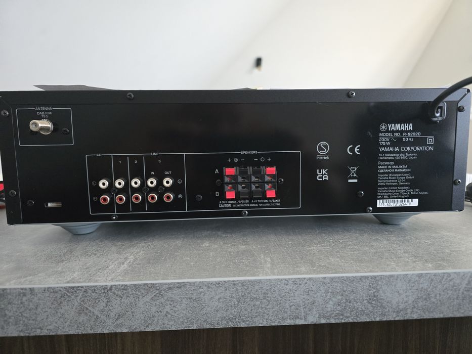 Yamaha r-s 202 D amplituner/ Bluetooth/ wysoka moc 100 W