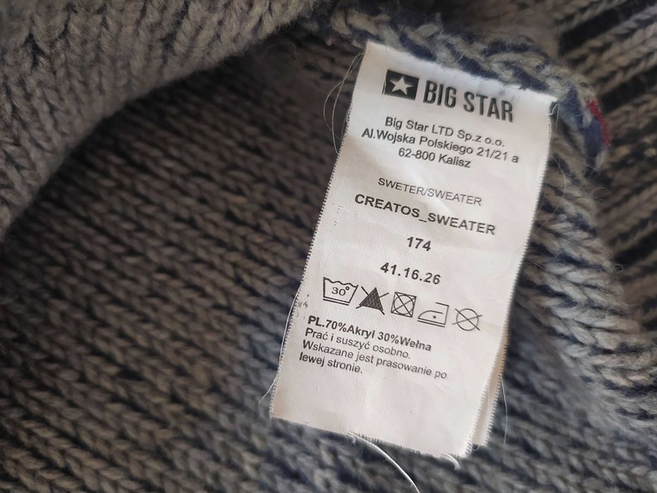Sweter Big Star XL