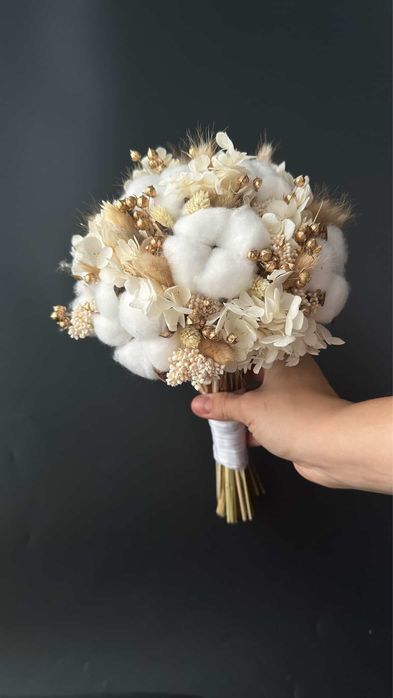 Букет з сухоцвітів, весільний букет