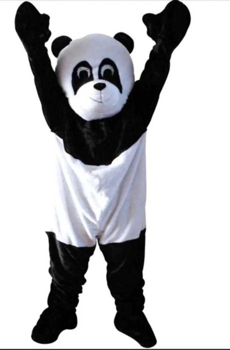 Mascote panda adulto para festas infantis