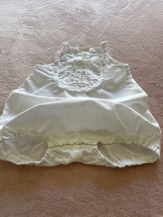 Fofo / Jardineiras de Bebé Benetton Baby 0-12m Como Novo